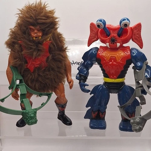 Vtg GRIZZLOR & MANTENNA Motu Masters Of The Universe He-Man Figure Evil Horde 12