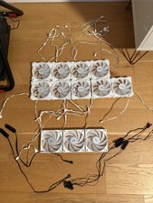 9 DeepCool CF120 White version 120mm 5V 3Pin ARGB cooling fans  3 FC 120mm Fans