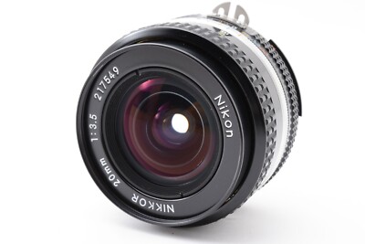 ニコンMFレンズ Nikkor Ai-S 20mm f/3.5 Nikon Ai-S NIKKOR 20mm f/3.5 [Mint-] Wide Angle Prime MF Lens F