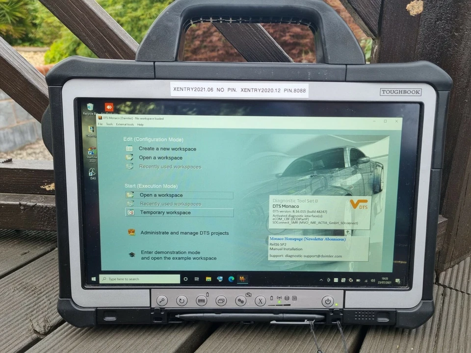 Mercedes MB Star 2025 coche y 2021 coche y camión Xentry SDConnect C4 sistema Doip Foto 3 de 4