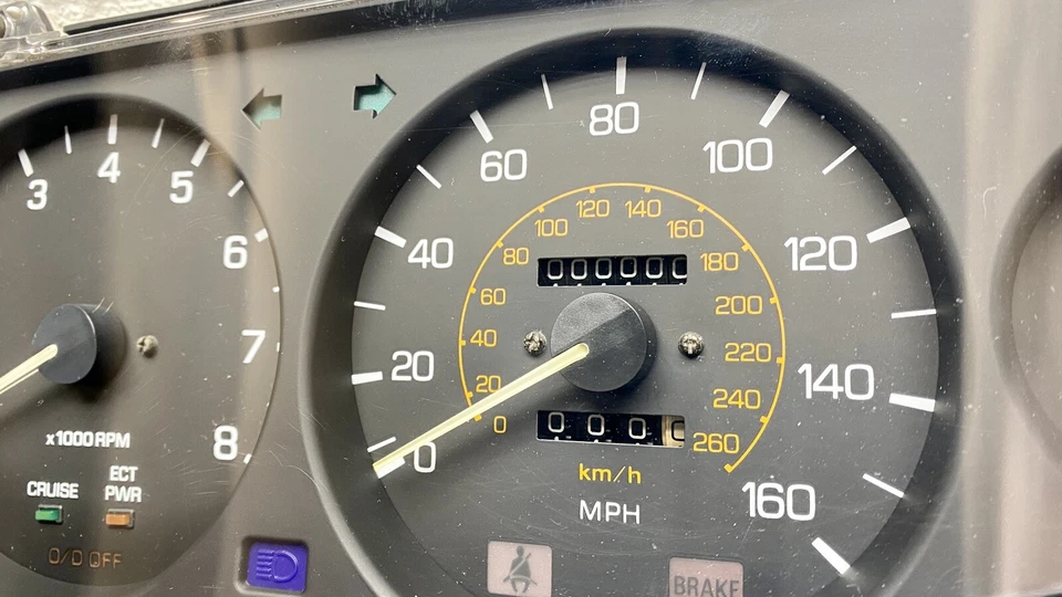 89-92 Supra *7MGE CERO KILOMETRAJE CALIBRE CLÚSTER* Mk3 OEM automático no turbo 86,5 Foto 2 de 4