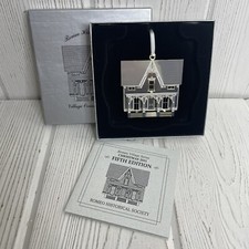 2001 Romeo Historical Society Christmas Tree Ornament Brass David Rowley 5th Ed 2001 Romeo Historical Society Christmas Tree Ornament Brass David Rowley 5th Ed