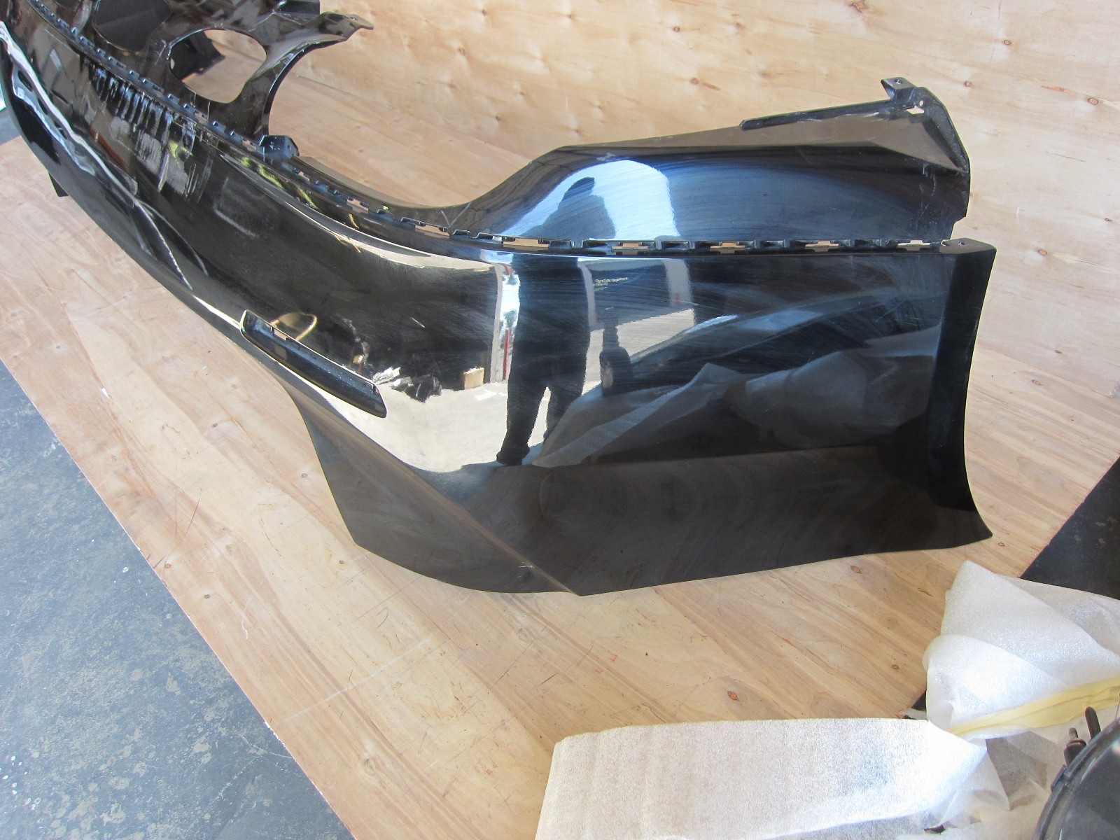 Maserati Ghibli. Rear Bumper.Damage. Black... 673004365, 2014-17