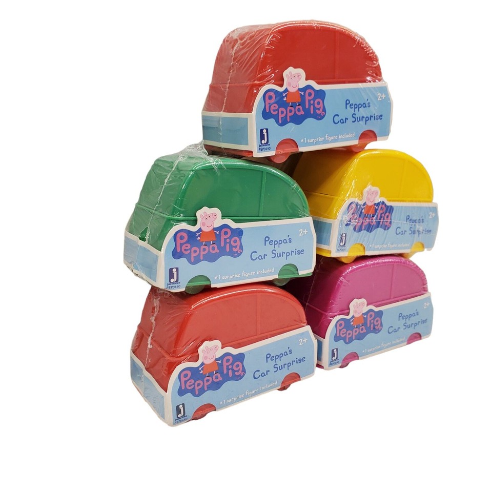 Peppa Pig Car Surprise Toys Blind Pack Collectible Mini Figures Peppa