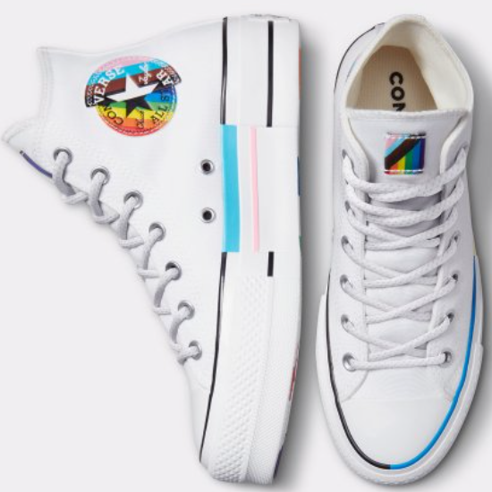 Converse Chuck Taylor All Star Lift Pride High Top Shoes  display picture 2