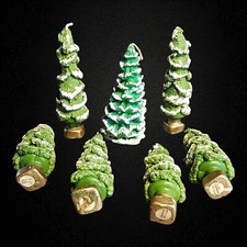 7 Vintage Christmas Tree Candles Centerpiece Crafting Holiday Decor Germany SEE