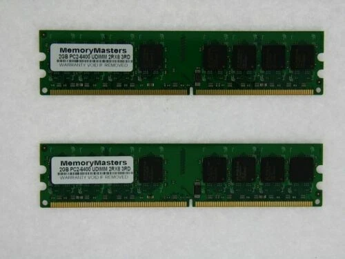 Mémoires RAM DDR2 SDRAM pour ordinateur, 2 Go par module avec 2 modules