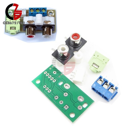 Płyta przełącznika audio RCA na gniazdo 3,5 mm zestaw przedniej płyty / zmontowany do wzmacniacza - Zdjęcie 19 z 24