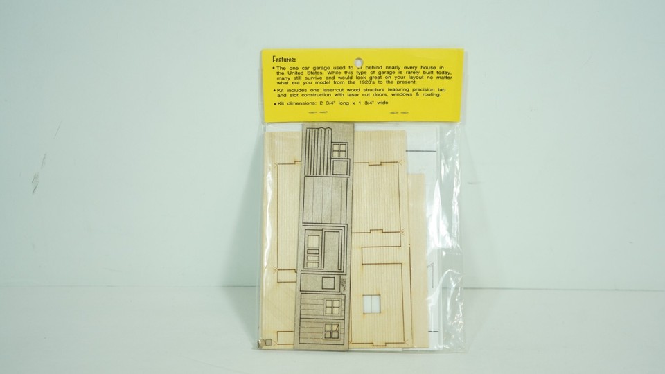 Blair Line HO Scale Craftsman One Car Garage Kit No. 173 NEW HO18 eBay