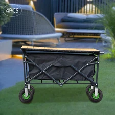 Heavy Duty 10 inch Caster Wheels 4 Pack Rubber Swivel Caster Inflatable Wheels