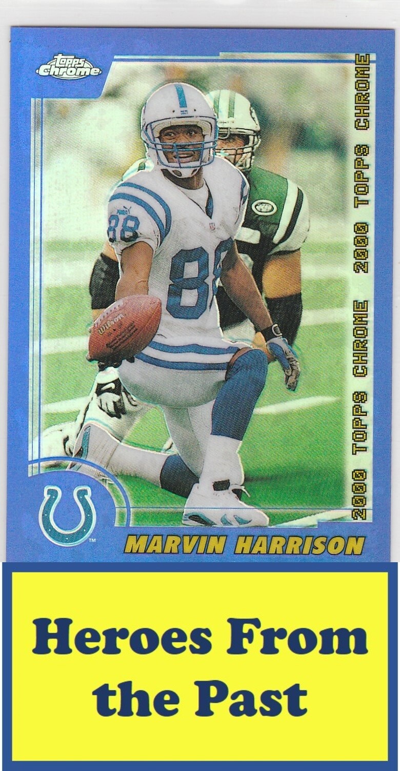 2000 Topps Chrome Refractors #160 Marvin Harrison 053-B