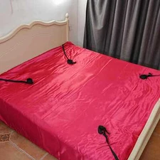 Bed Restraint Bondage Handcuffs Ankle Cuff Couples Bedroom Fun Game BDSM