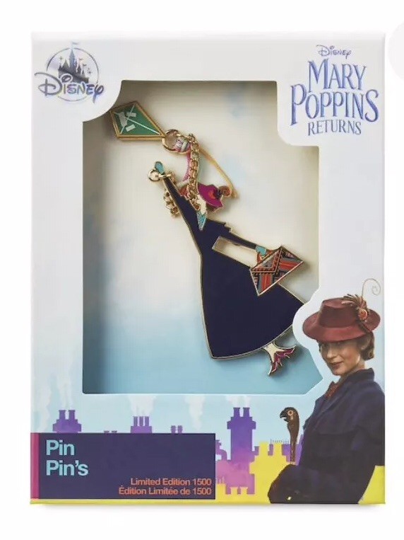 Disney Store Mary Poppins Returns Movie LE 1500 Jumbo Pin New | eBay