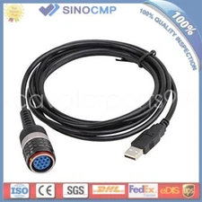 88890305 Scanner Cable USB Connector fit for Volvo VOCOM 88890300 Adapter