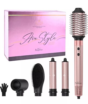 Brightup Air Style 3030 Air Professional 5 in 1 Hair Dryer Brush 1200W Brand New