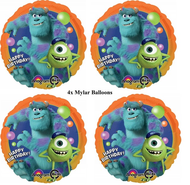 Monsters University Monsters Inc Party Supplies Happy Birthday
