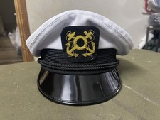 New Lancaster Boat Skipper Yachting Captain Peak Cap Military Cap