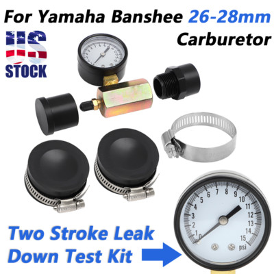 Carburetor Two Stroke Leak Down Test Kit 26mm-28mm For Yamaha Banshee 1987-2006