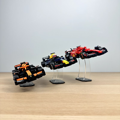 Acryl Display Riser für Lego Formel 1 Speed Chaser Sets (3er Set)
