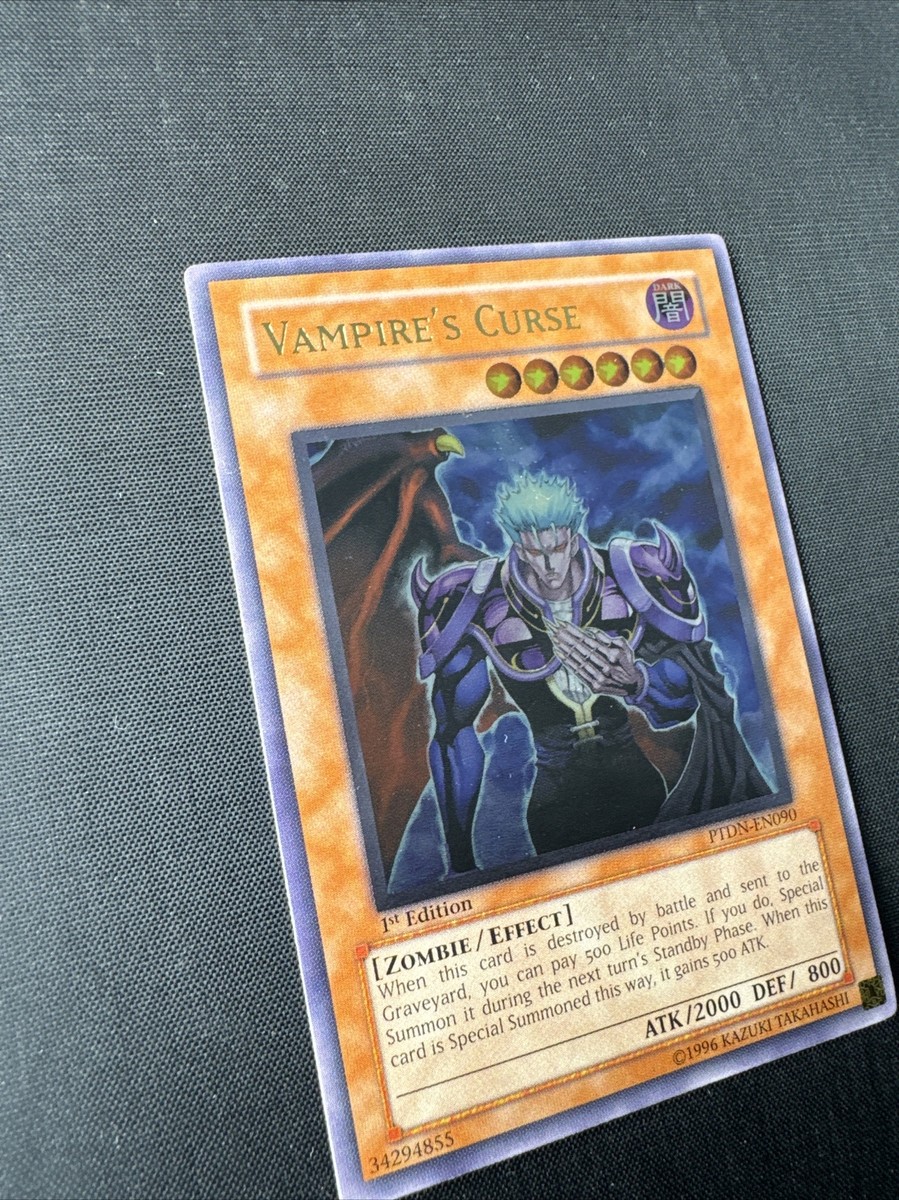 Yugioh Vampire's Curse PTDN-EN090 1st ed. Ultimate Rare | eBay