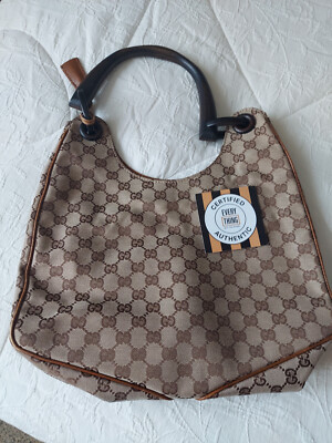 Gucci Hobo Wood Handle