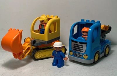 duplo truck and excavator