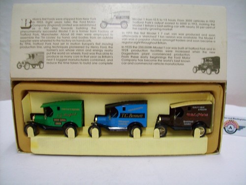 Ford Model T Van "3er Set" Transport of 30´S Corgi-Toys (Gt. Britan) 1:43, OVP - Bild 2 von 5