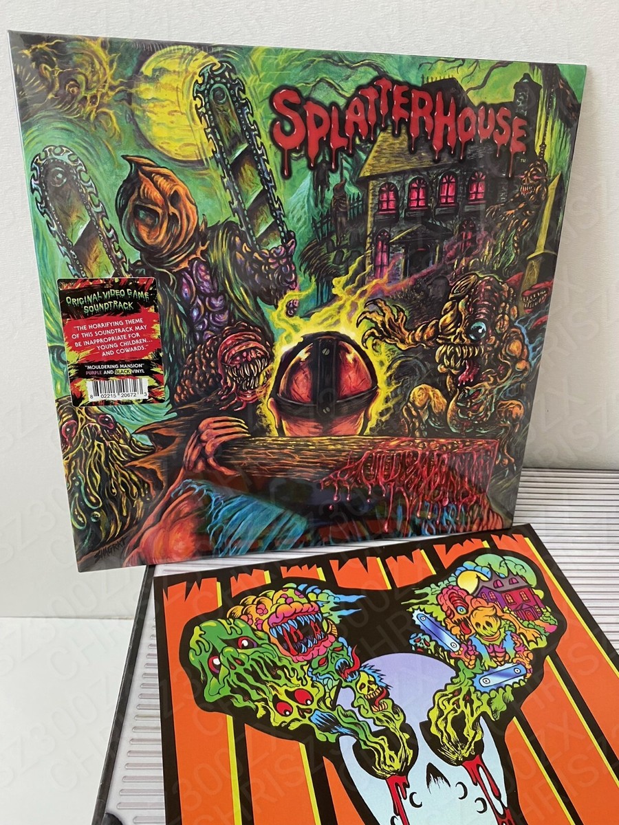 Splatterhouse Video Game Vinyl Record Soundtrack LP Purple Black +
