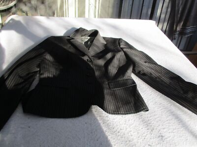 Tahari Arthur S. Levine Petite striped jacket sz 6P