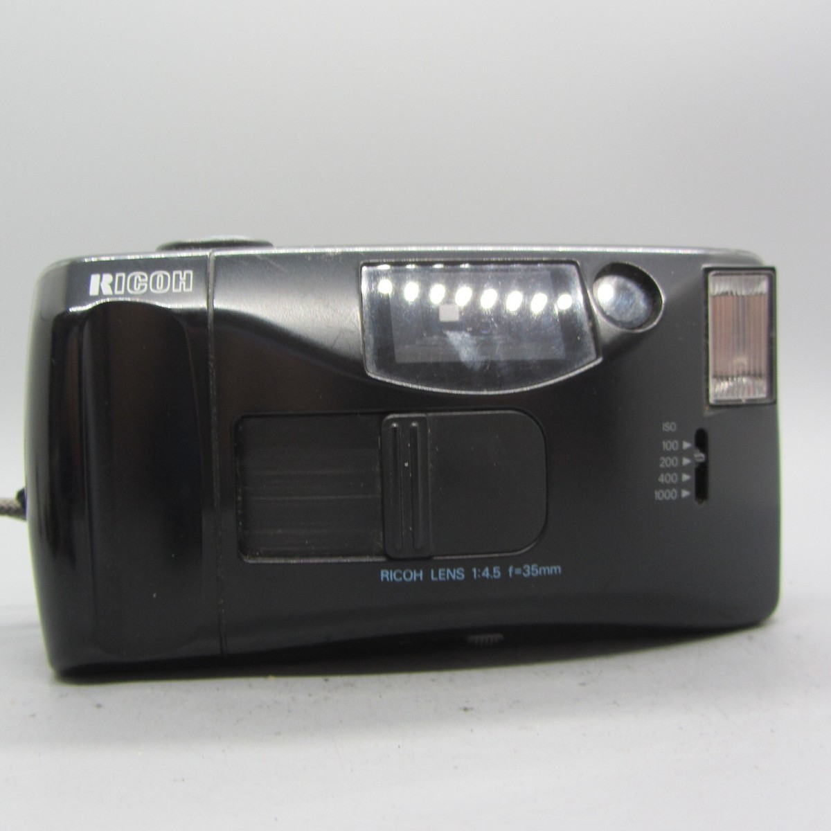 Ricoh L-20 Date 35mm Film Point and Shoot Camera Black Tested - Main Image