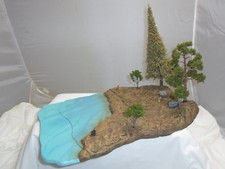 FIGARTI LC1005 US WILD WEST AMERICAN INDIAN RIVERSIDE CAMP BÄUME DIORAMA SETTING