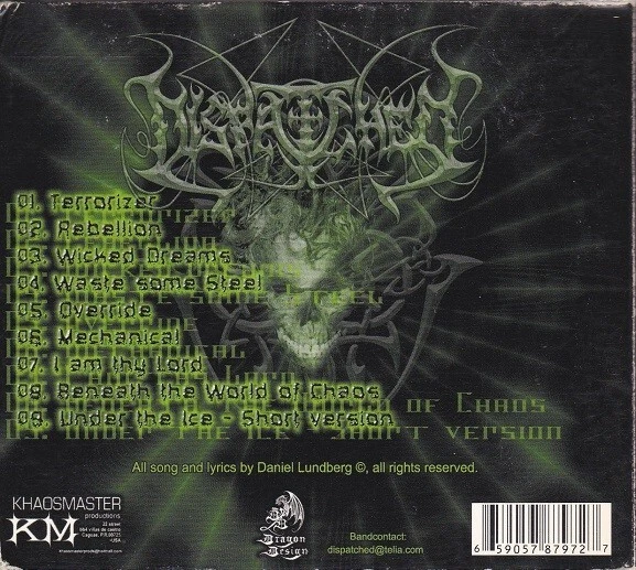 DISPATCHED / TERRORIZER - THE LAST CHAPTER * LIMITED EDITION DIGIPACK CD 2003 - Bild 2 von 2