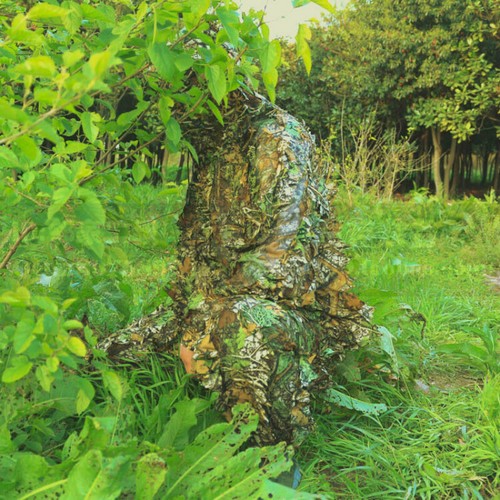 3D Leafy Tactical Camo Camouflage Hunting Clothing Ghillie Suit Woodland Jungle