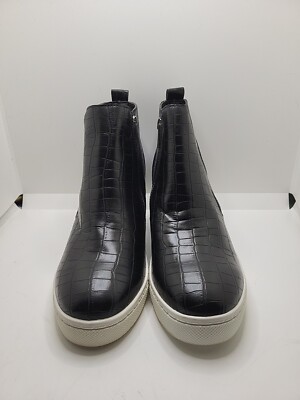 Athlefit Women's Hidden Wedge Shoes with Zipper Size