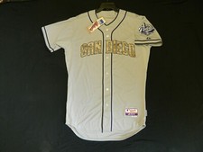 Authentic San Diego Padres USMC MEMORIAL DAY Marines Cool Base Camo Jersey 44