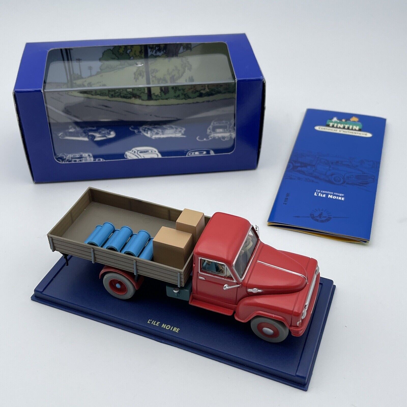 Camion Hanomag L28 Tintin l'île noire pour compléter votre collection
