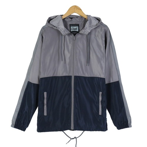 BG Men's Lightweight Water Resistant Hoodie Windbreaker Jacket Colorblock - Picture 55 of 93