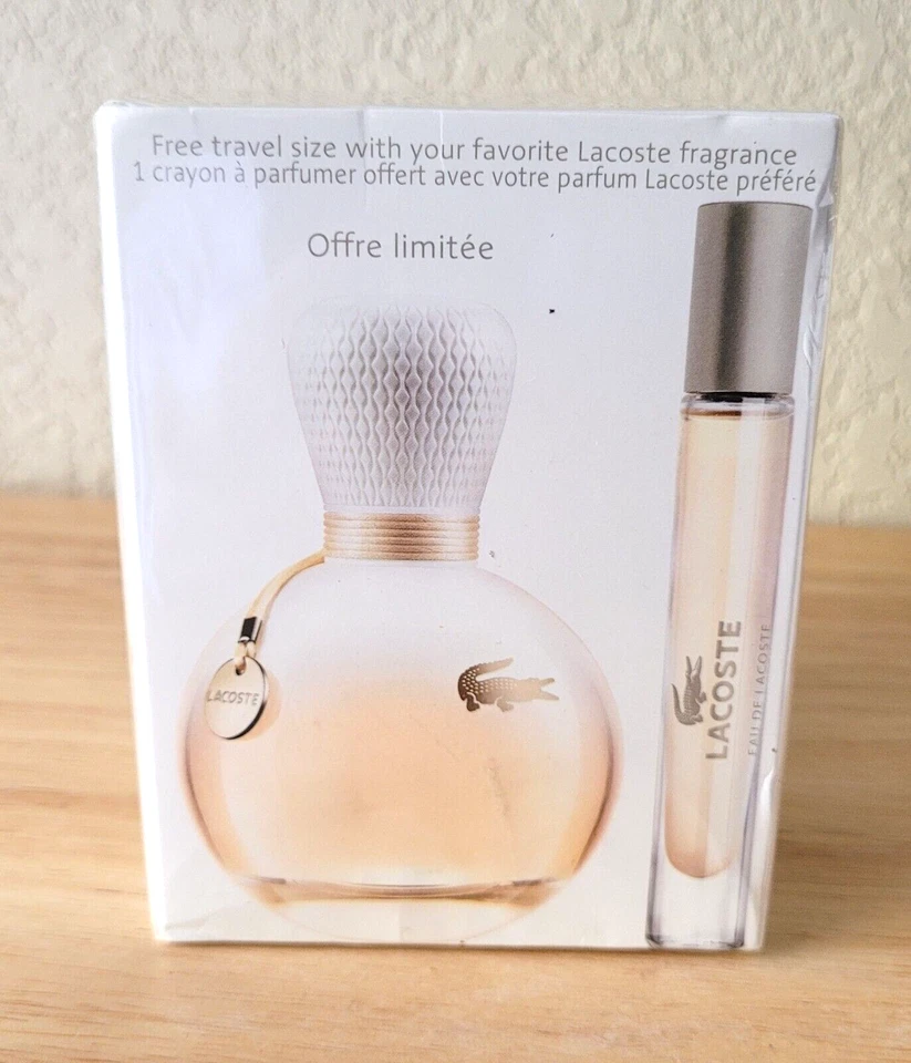 Nuevo perfume Lacoste Eau de Lacoste sellado en caja 3 fl oz + 0,2 fl oz oferta limitada Foto 4 de 4
