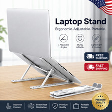 Adjustable Laptop Stand Portable Foldable Notebook Computer Holder Desk Tablet