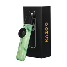 Jade Kazoo Adjustable Tone Professional ABS Resin 5 Diaphragms with Sling Green