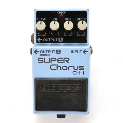 Boss CH-1 Super Chorus Effektpedal für Gitarre hergestellt in Taiwan Stereo-Effekt