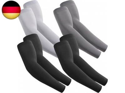 fuinloth 4 Paare Arm Sleeves Arm Stulpen Armschoner für Damen/Herren, 
