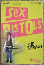 Sex Pistols Sid Vicious Super7 ReAction Punk Action Figure Collectible NEW