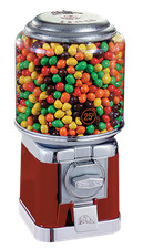 Vintage Beaver Kaugummi Nuss Automat 1€ Kapselautomat Smartie m&m Spardose NEU