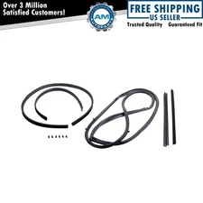 Door Window Belt Weatherstrip Kit For 76-86 CJ7 81-86 Scrambler 87-95 Wrangler