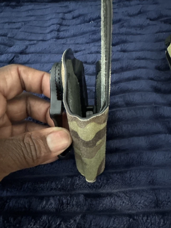 Funda IWB Kydex para transporte oculto compatible con Glock 43 y 43X 9 mm Foto 3 de 4