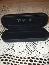 Timex Clamshell Case Eyeglasses Sunglasses Hard Black Nice