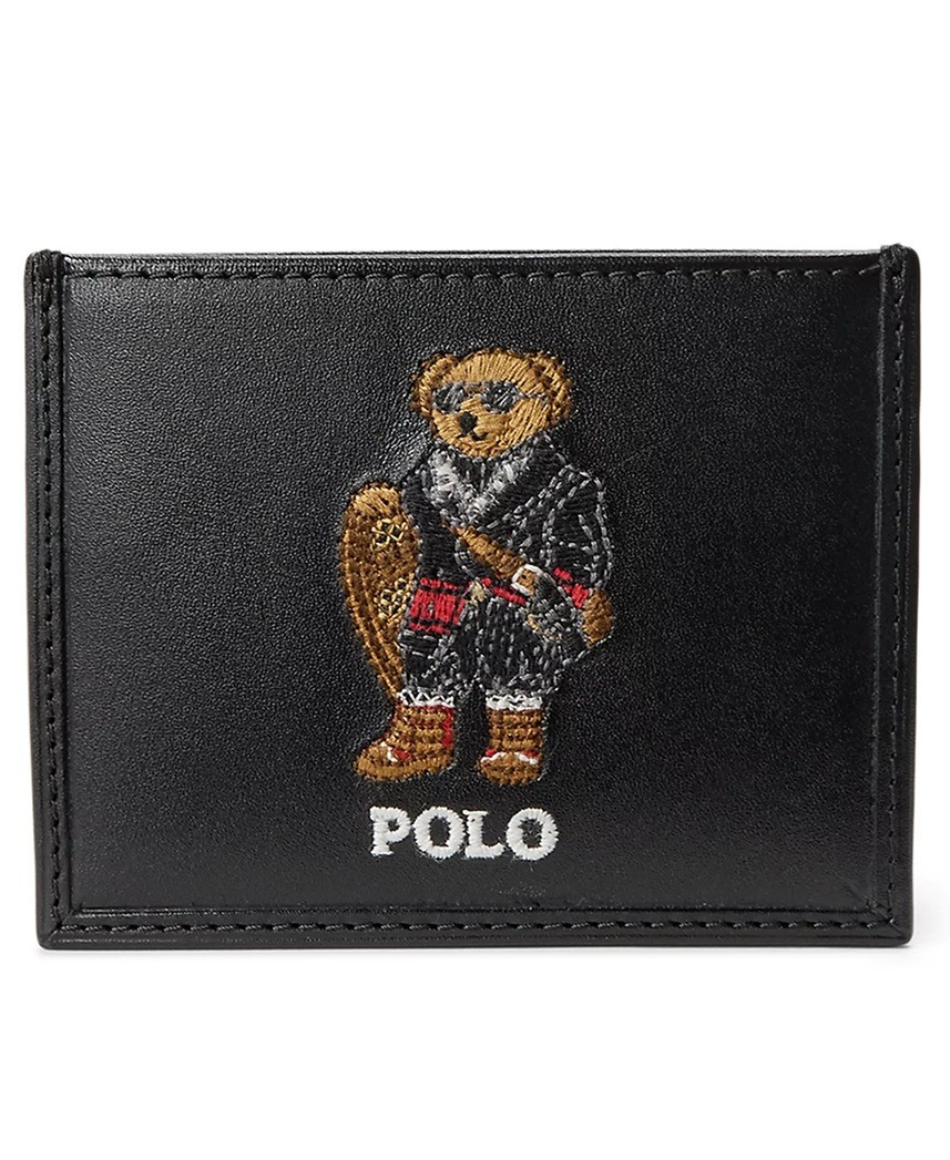 Polo Ralph Lauren Men's Polo Bear Leather Card Case (One Size) | eBay