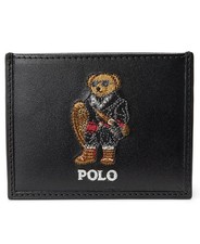 Polo Ralph Lauren Men's Polo Bear Leather Card Case One Size 