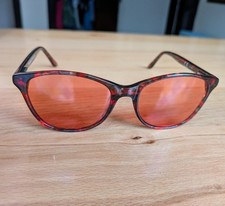 TheraSpecs Audrey: Migraine  Light Sensitivity Glasses Grey Blue Frames